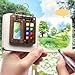 Tobioskits Watercolor Set, Tobioskits Travel Water Color Kit, Nano Palette Water Painting with Mini Paper Booklet and Paint, Portable Detachable Pocket Artist Travel DIY Kit (Walnut 15 Grids)