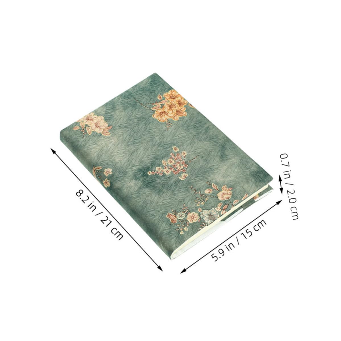 Fundas de Tela para Libros A5, 2piezas, Cubiertas Ajustables para Planners y Diarios, Tacto Suave y Resistente, Ideales para Estudiantes y Protección Escolar
