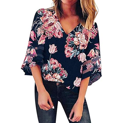 T-shirt Femme SANFASHION Col V Cover