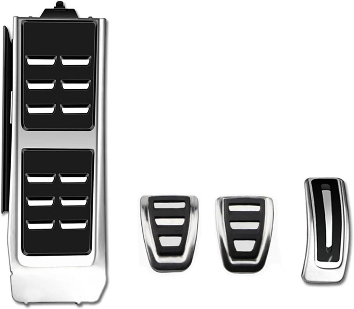 Brake Foot Pedals Car Pedals Stainless Steel Accelerator Brake Pedal Cover Pads For A6 C7 2010-2018 MT