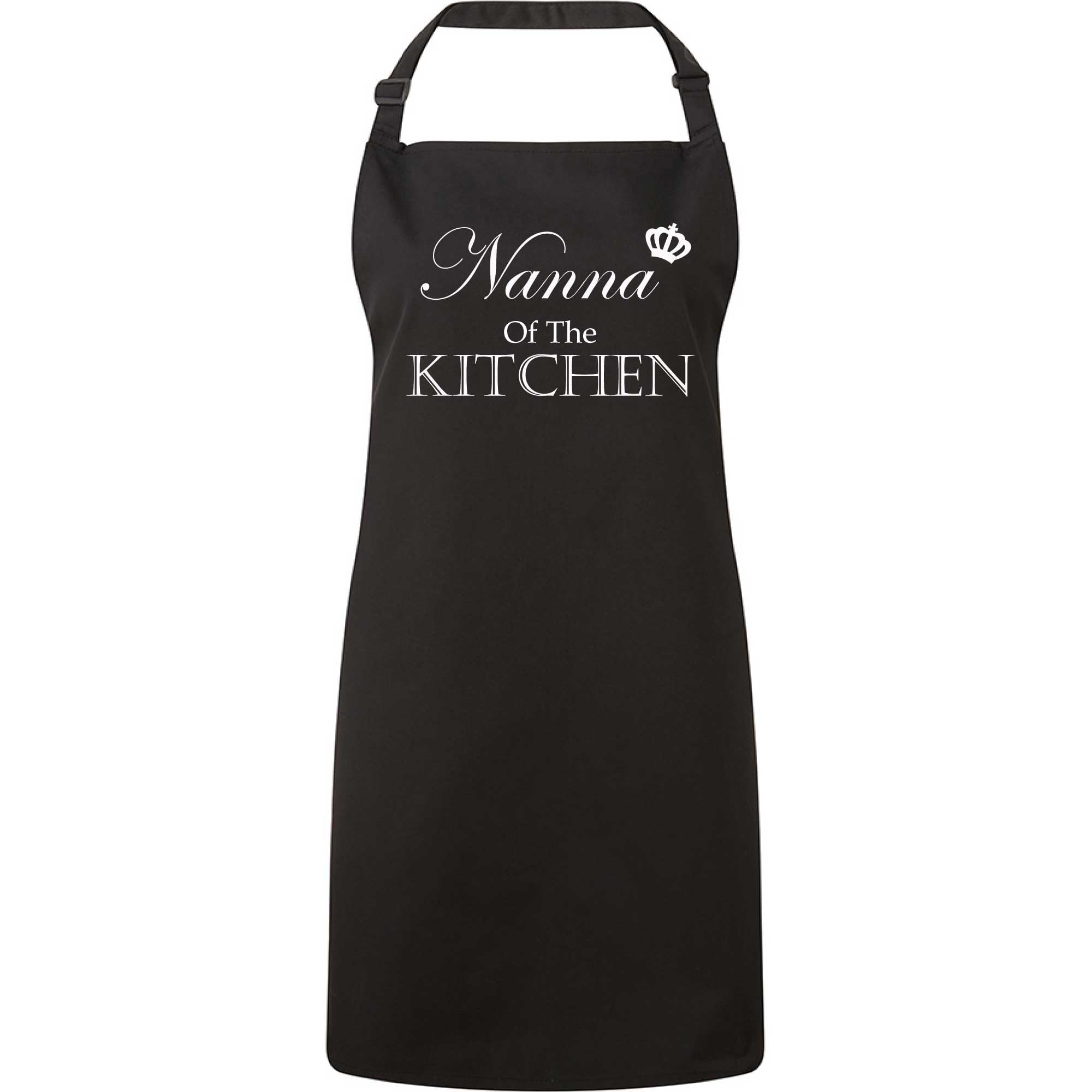 60 Second Makeover Limited Nanna Queen Of The Kitchen Black Apron Novelty Gift Chef Kitchen Present Mothers Day