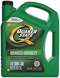 Quaker State 550024058 Advanced Durability 10W-30 Motor Oil (SN/GF-5) 5qt jug