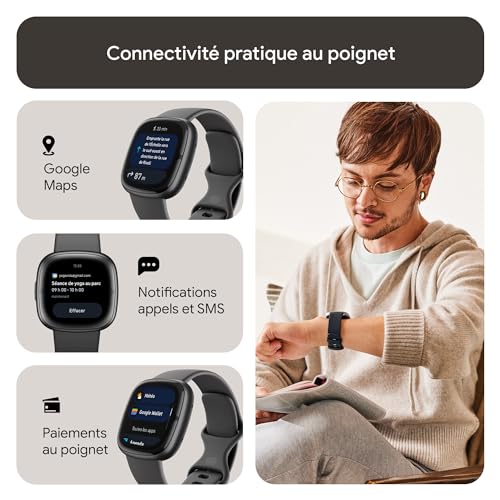 Fitbit Sense 2 montre connectée autonomie 6 jours pour rompre avec la charge quotidienne