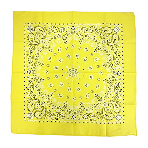 Image of Single Pack Bandanas 60s Premium Cotton Soft Thin Handfeel Large Handkerchief for Men and Women