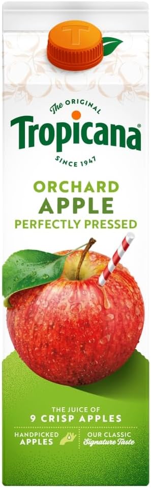 Tropicana Pressed Apple Juice, 950ml