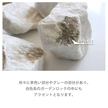 Amazon.co.jp: 庭石 クラッシュロック 置き石 ガーデンロック 岩