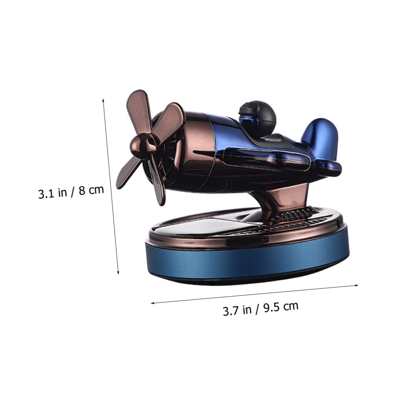 SOLUSTRE 2pezzi Decorazione Auto Con Diffusore Aromatico Solare Accessorio Per Interni Auto Purificatore Aria e Ornamento Design Innovativo Per Fresco e Profumato