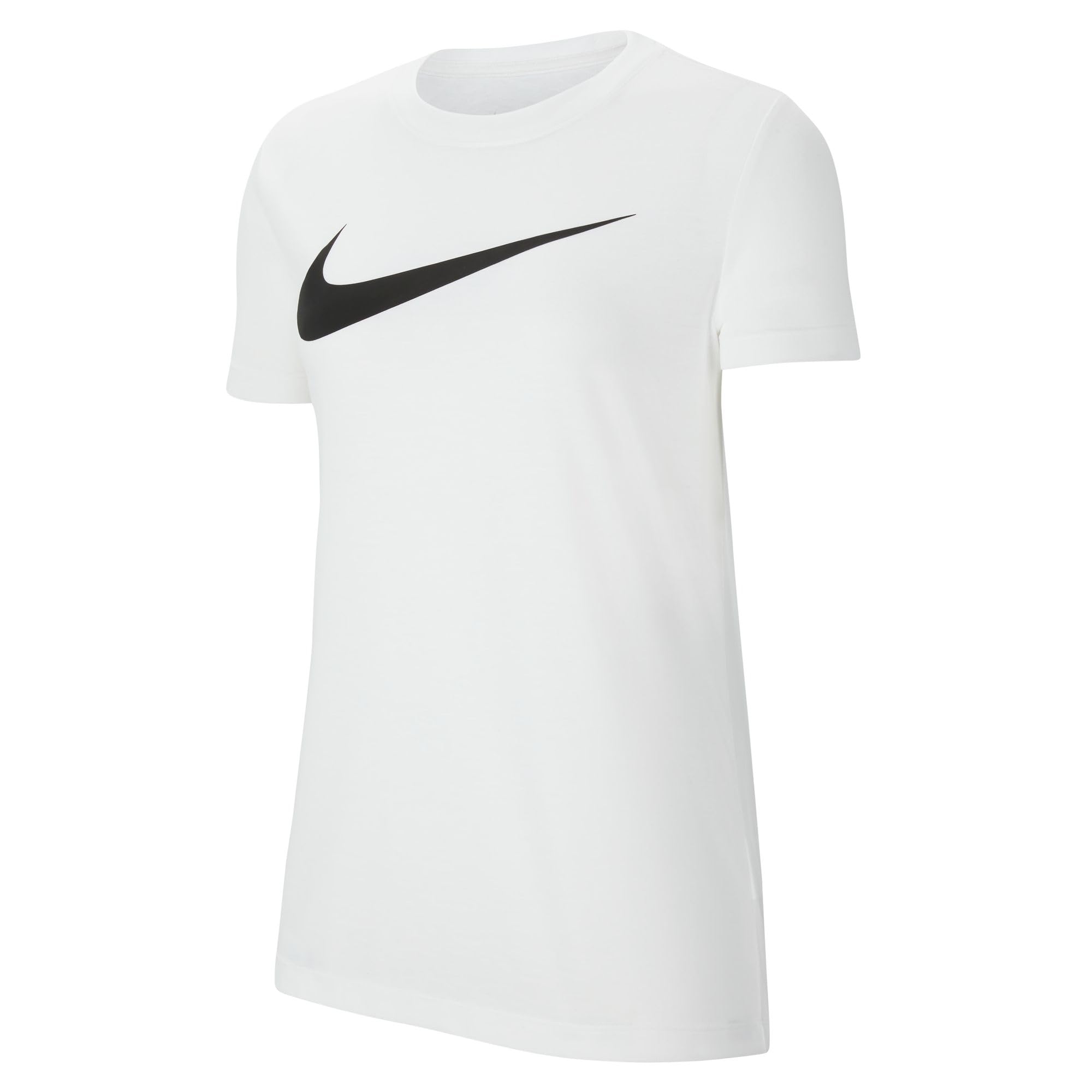NIKE Womens W Nk Df Park20 Tee Hbr T-Shirt, White/Black, L EU