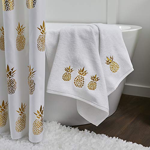 SKL Home by Saturday Knight Ltd. Bath Towel, Cotton, White - Image 3