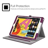 FINTIE Case for iPad 9th / 8th / 7th Generation (2021/2020/2019) 10.2 Inch - [Corner Protection] Multi-Angle Viewing Stand Cover with Pocket & Pencil Holder, Auto Wake Sleep, Purple - Image 6