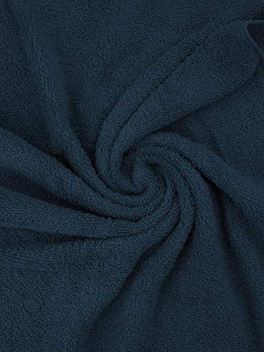 DAN RIVER 100% Cotton 8 Piece Bathroom Towel Set – 2 Bath Towels 30x52 – 2 Hand Towels 16x28 – 4 Washcloths 12x12 – Soft Absorbent Towels – Plush Towel Set – Luxury Ultra Soft Towel Set – Blue Opal - Thumbnail 5