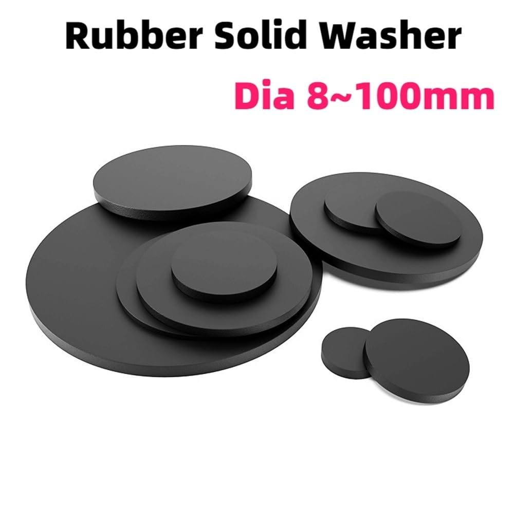 Anillo de sellado Kit surtido de 10 arandelas goma sólidas con excelente sellado for manguera jardín(75MM*10MM)