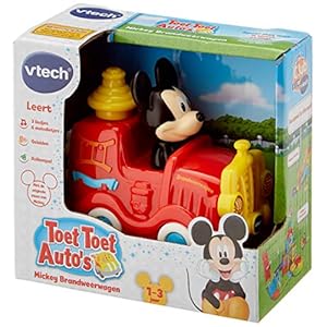 VTech – Toet Toet Auto’s Disney Mickey Brandweerwagen – Multikleuren – Plastic – Voor Jongens en Meisjes – Van 1 tot 3…