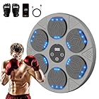 LOLBOX Music Boxing Machine, Boxing Wall Mount Machine for Kids Adult, Bluetooth Smart Boxing Traineing Machine with Boxing Gloves, Boxing Workout Equipment Target for Home, Office, Gym