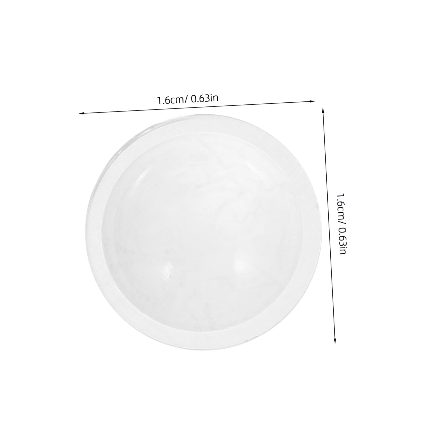 PartyKindom Multi-Purpose 5pcs 16mm Magnifying Convex Lenses Optimal for Flashlight Camera Projector