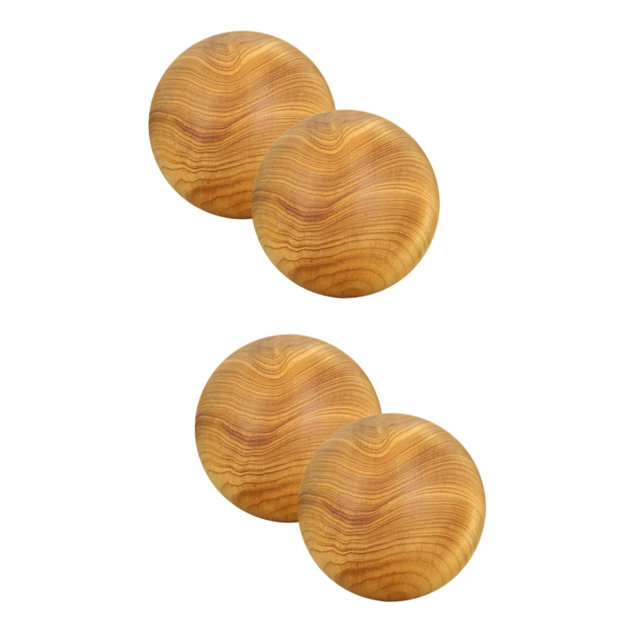 FOMIYES 4 Pcs Massage Ball Hand Hand Exercise Wooden Handball Hand Exercise Balls Wood Handballs Hand Massage Tools Fitness Massaging Balls Wood Ball Hand Balls