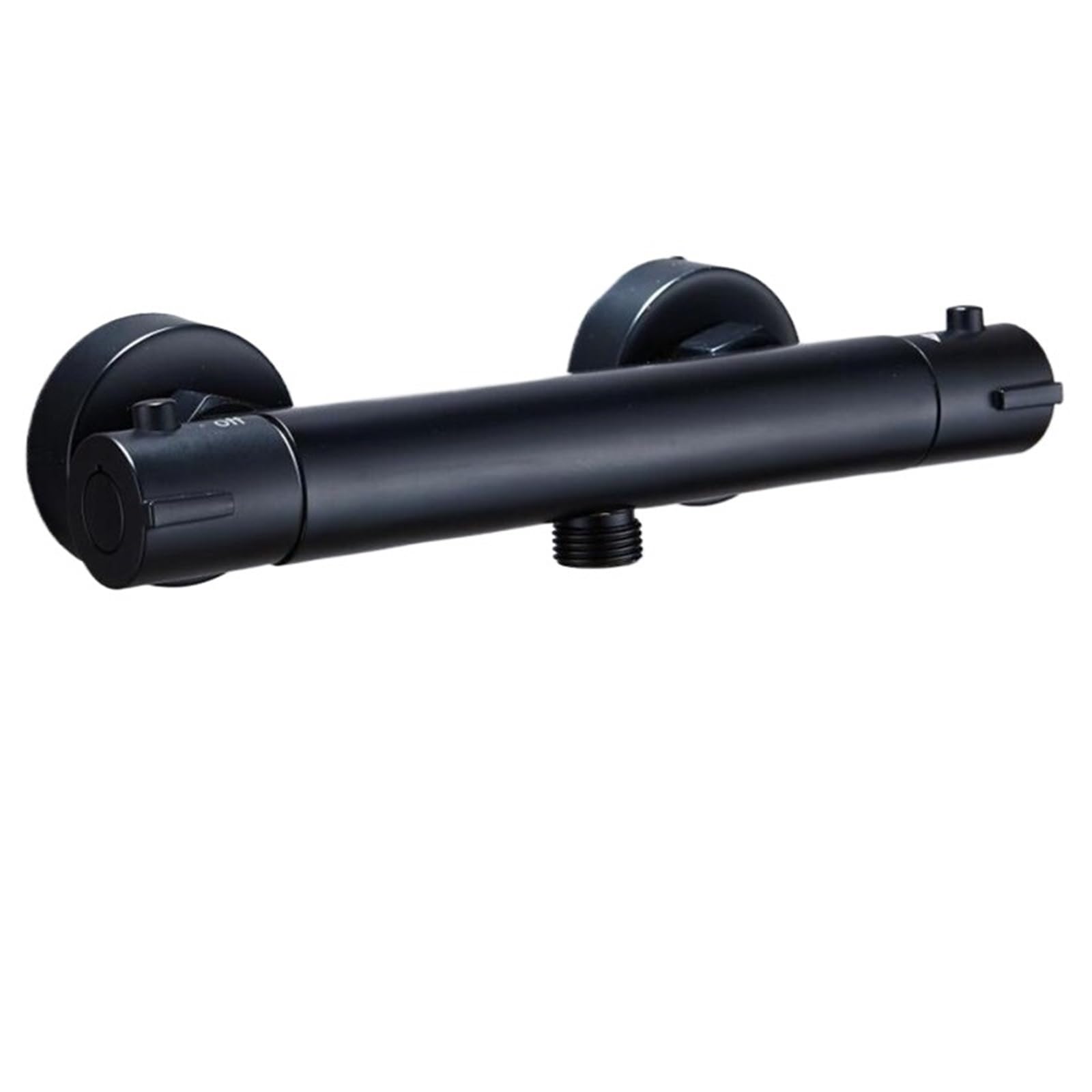 Thermostatic Shower Mixer Black Painting Shower Faucets Thermostatic Bath Mixer with Thermostat Wall Mounted Waterfall Bathtub Faucet