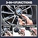 DigitPro Digital Tire Pressure Gauge with Inflator, 250 PSI Heavy Duty Air Chuck & Compressor Accessories with Quick Connect Coupler and Rubber Hose for Cars, Inflatables