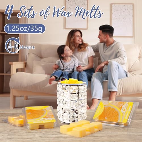 Image of SCENTORINI Wax Melts, Sicilian Lemon Scent, Fruit Scented Wax Cubes