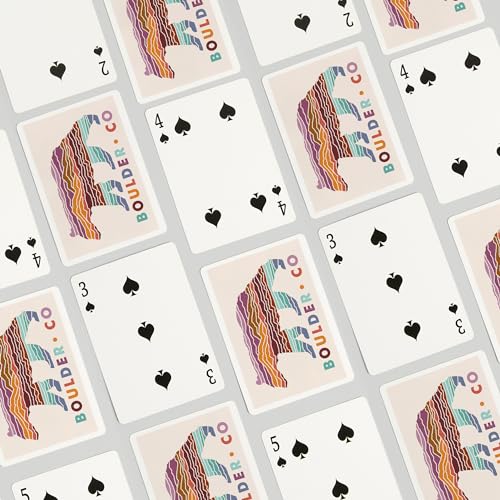 Baraja de 52 cartas tamaño póker Wander More Boulder miniatura 4