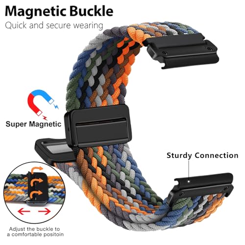 Correa elástica de nylon para reloj Garmin 51mm miniatura 3