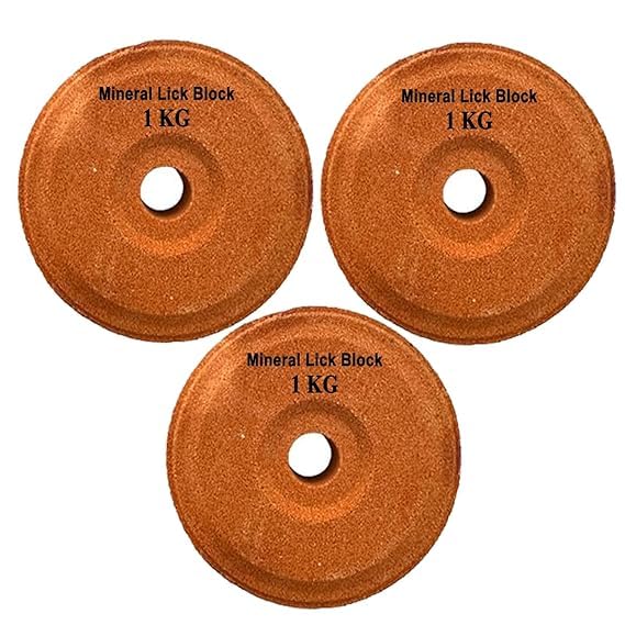 Iagrifarm Mineral Lick Block Pack of - 3 / for Cow, Goat and Sheep - Total 3 Kg