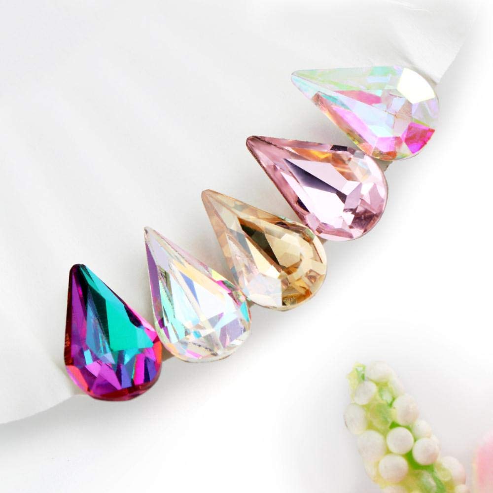 K9 Grande Pera 27 x 40 mm Cristallo di Vetro Strass Lacrima K9 Grande Pera 27 x 40 mm Cristallo di Vetro Strass Lacrima