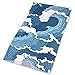 Produktbild LESKETH Japanese Blue and White Wave Seamless Bandanas Face Mask Headband Scarf Headwrap Neckwarmer & More ¡§C 12-in-1 Multifunctional for Music Festivals,Raves,Riding,Outdoors