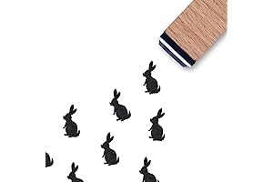 Compact Rabbit Stamp for Crafting Delights