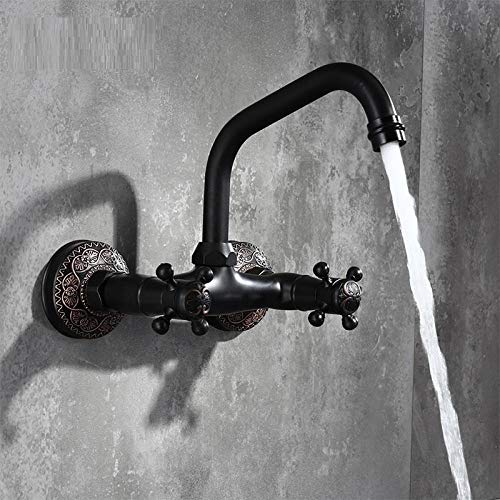 Mitigeur de douche mural en laiton et robinet d'évier haut de gamme