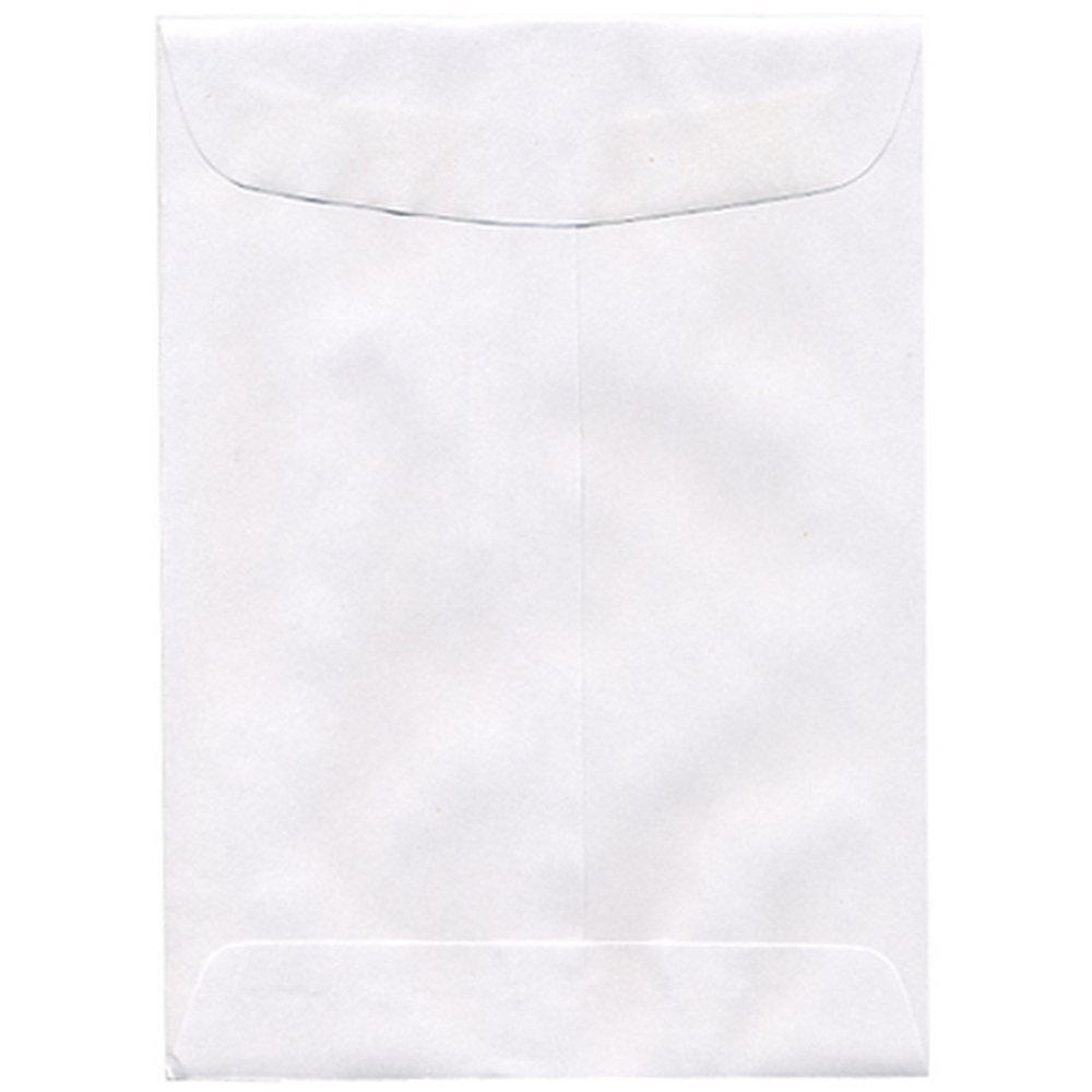 JAM Paper® 5" x 7 1/2" Open End Envelopes - White - 25/Pack