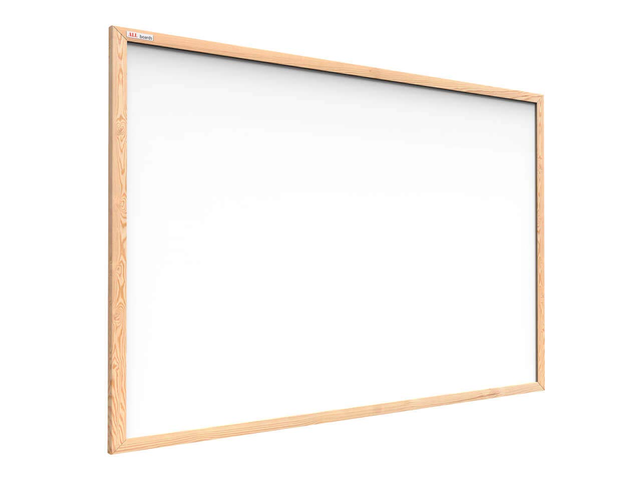 ALLboards Whiteboard with Wooden Frame 90x60cm, Magnetic Board Dry Wipe Dry Erase โ image 1