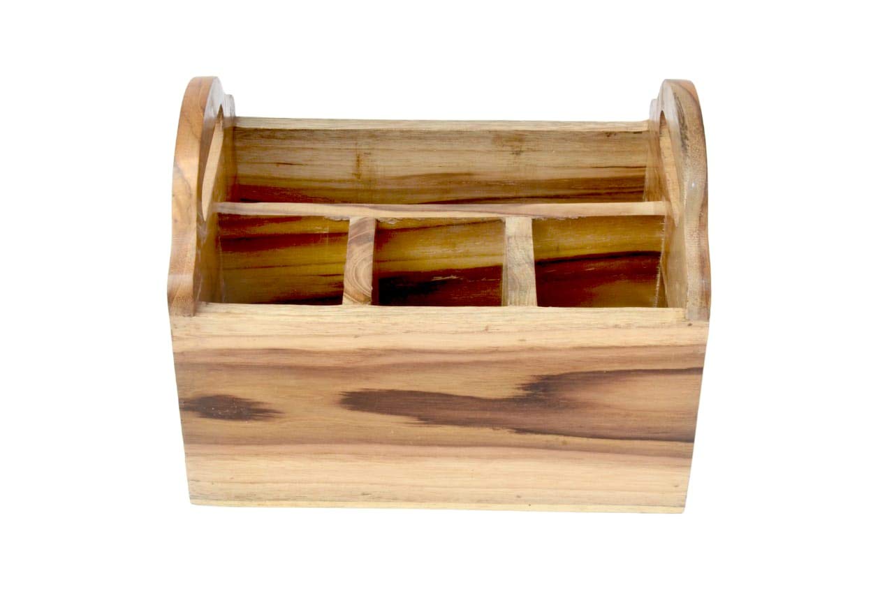 Wooden Fork & Knife Stand - Spoon Holder for Kitchen -8 Wooden Fork & Knife Stand - Spoon Holder for Kitchen -8