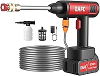 Vista 1 de Lavadora a presión inalámbrica, lavadora eléctrica de 60 bares con batería de 20000 mAh, boquilla 6 en 1, limpieza de coche y hogar