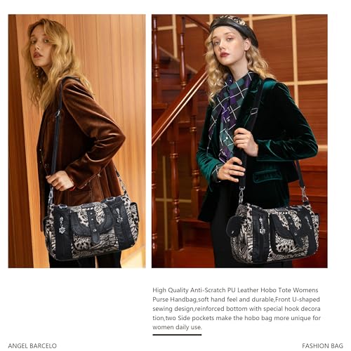Image of Angel Barcelo Hobo Bag for Women Crossbody Purse and Handbags Shoulder Bags