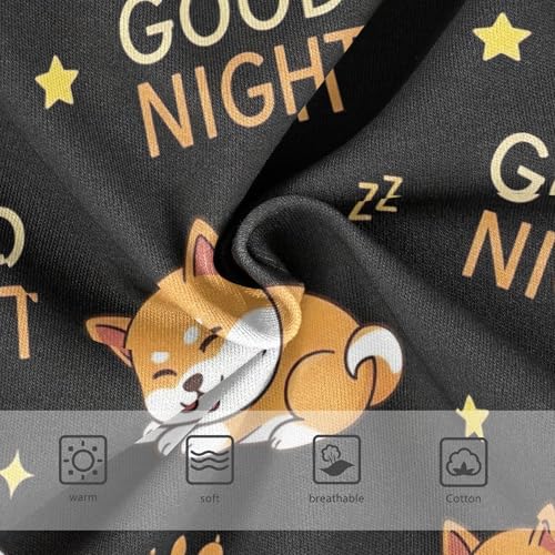 Toddler Girls Underwear 2t Cotton Girl Panties Cute Bright Briefs Undies Kids Cute Cartoon Shiba Dogs Night3