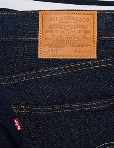 Image of Levi's Mens 511 Slim-Fit Jeans Blue Size 36 Length 32