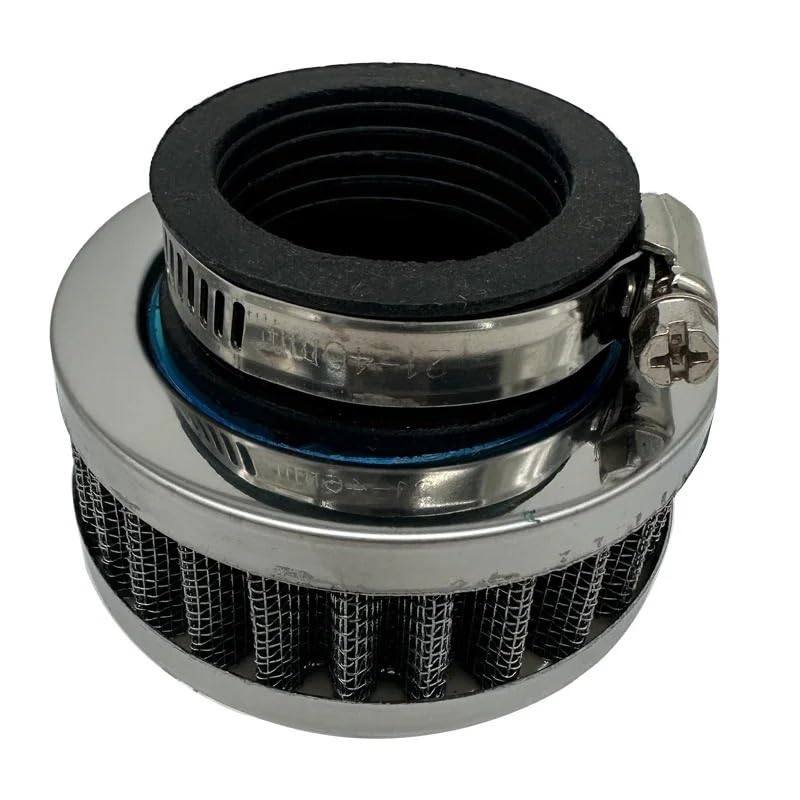 Filtre à air moto double couche lavable pour admission de pit bike 42mm et 48mm