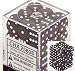 Black Opaque Dice 12mm D6 Set of 36 CHX25808