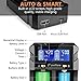 Universal Battery Charger 18650 Charger, Zanflare C2 Smart Charger LCD Display Quick Charge for Rechargeable Batteries Ni-MH Ni-Cd AA AAA SC, Li-ion 18650 26650 26500 22650 18490 17670,USB 5V 2A
