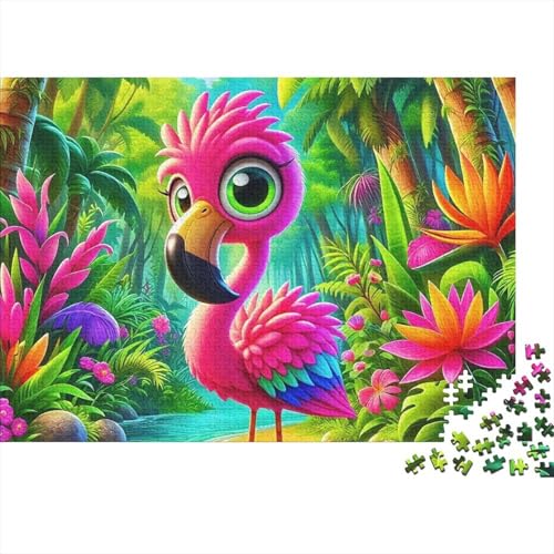 Rompecabezas de flamencos de 1000 piezas, juego educativo ideal para tardes en familia
