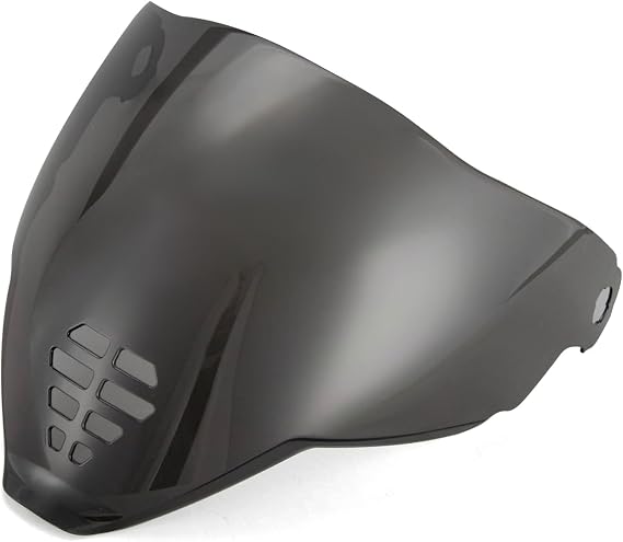 PSLER IC-06 visor- Icon Airflite Face Shield Motorcycle Helmet Visor Accessories Replacement for Icon Airflite IC-06，Dark Black