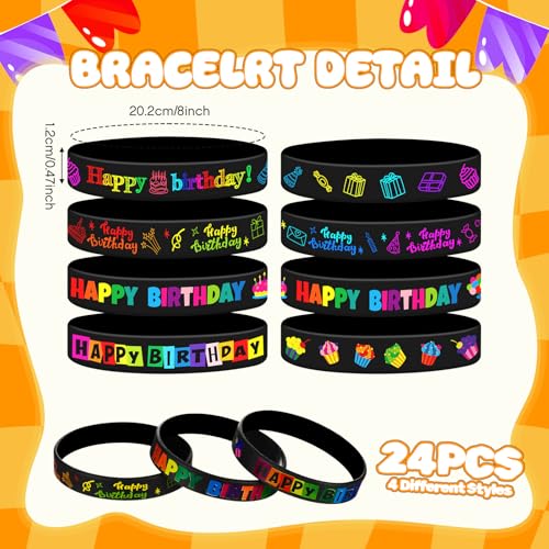 Sabary 48 lápices y pulseras feliz cumpleaños miniatura 4