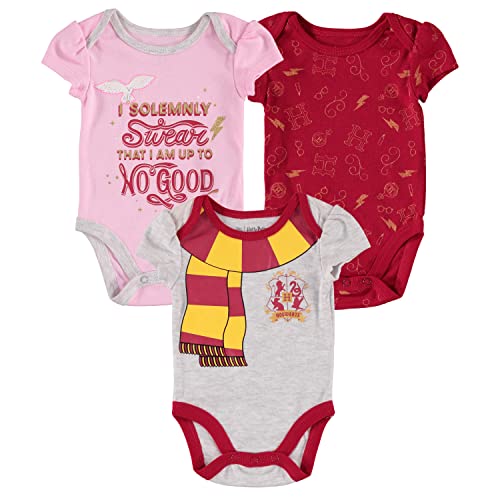 Image of Harry Potter Baby Girls 5-Pack Bodysuit Clothes Gifts - Multipack