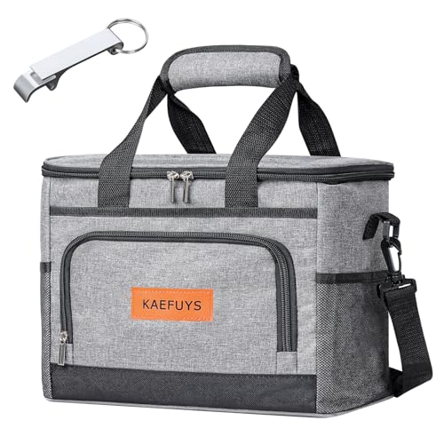KAEFUYS Sac Isotherme Repas 15L Glaciere Souple Isotherme Sac Lunch Bag Isotherme Hommes Femmes...