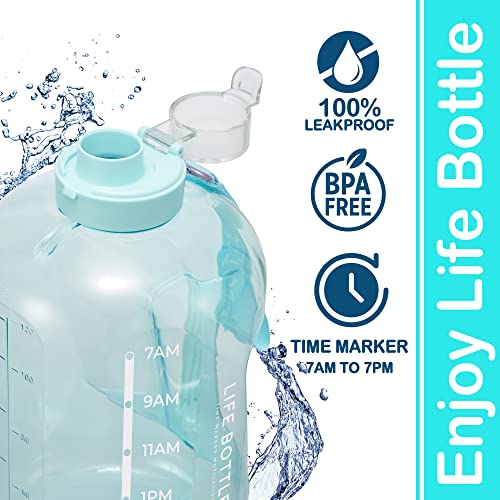 1-Gallon-Water-Bottle-with-Straw-Lid-and-Chug-Lid-Big-Leakproof-Water-Jug-with-Time-Marker-No-Quotes-128-oz-Water-Bottle-with-Handle-and-Straw-BPA-Free