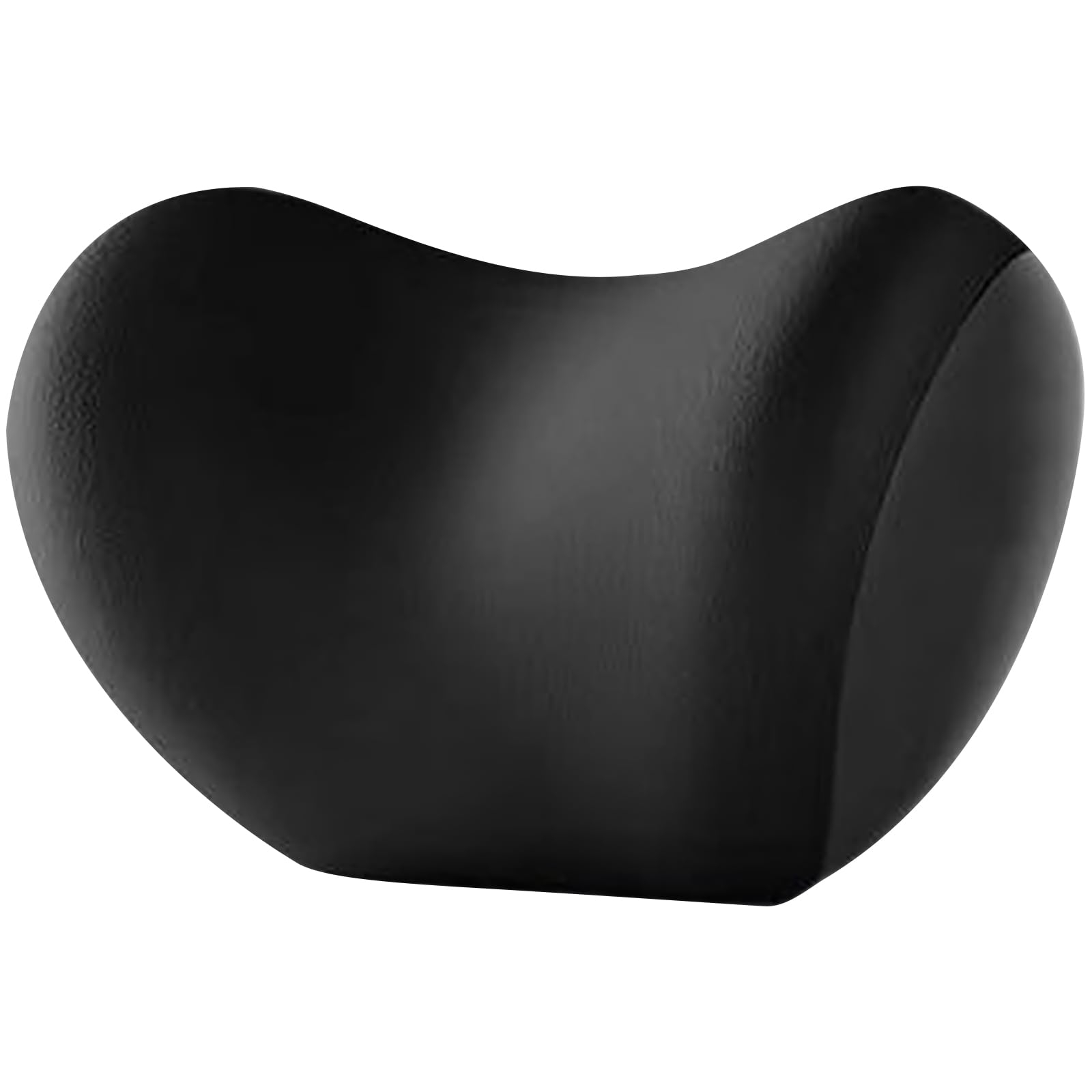 Car Neck Pillow for Driving with Strap Memory Foam Headrest Pillow for Neck Pain Relief Comfortable Travel Neck Support Cushion for Car Seat (Black)