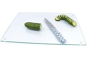 Crystal Clear Glass Cutting Board for Culinary Excellence