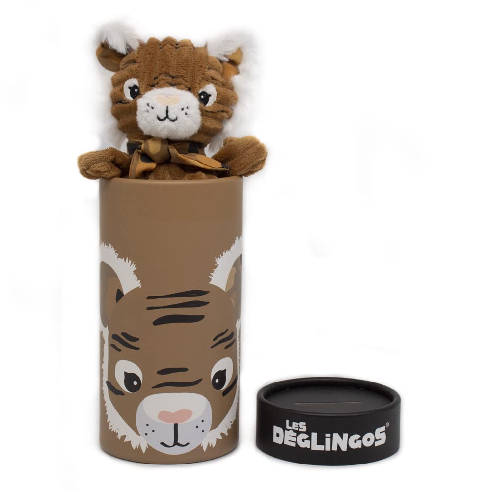 Les Déglingos Big Simply Speculos The Tiger in Box | Stofftiere |Geschenke
