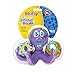 Nuby Floating Purple Octopus with 3 Hoopla Rings Interactive Bath Toy